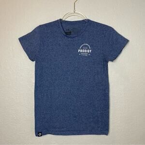 PRODIGY Premium Graded Goods Blue Heathered Graphic Tee Size XS